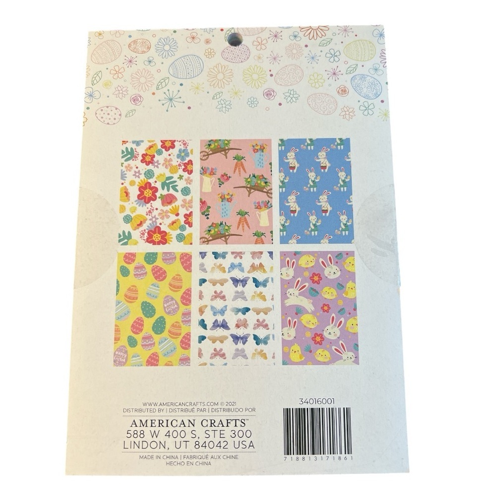 Easter Crafting Patterned Paper Pad Scrapbook paper - Picture 2 of 4